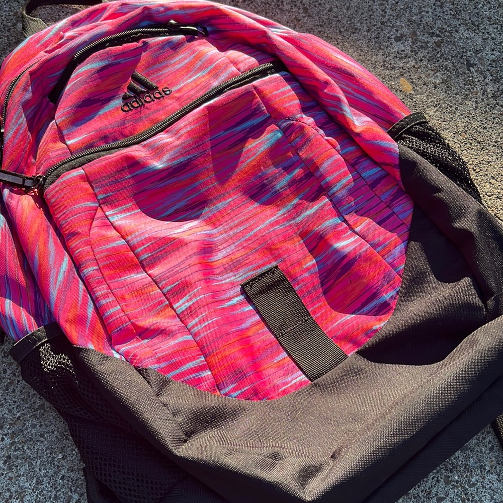 This backpack is from Adidas. Recommended for school. 📚